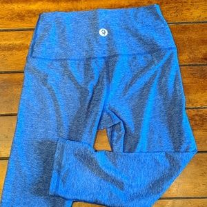 Blue Cropped Leggings